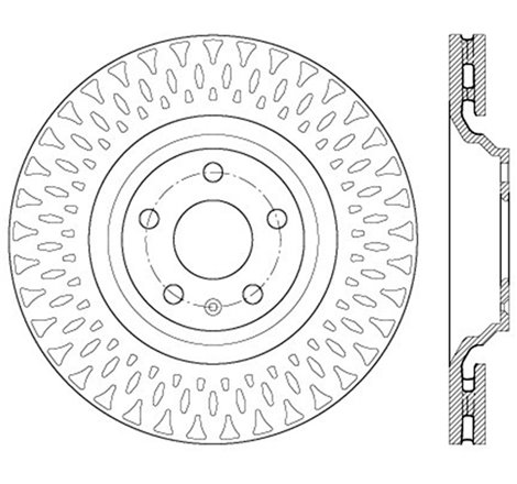 StopTech Slotted & Drilled Sport Brake Rotor