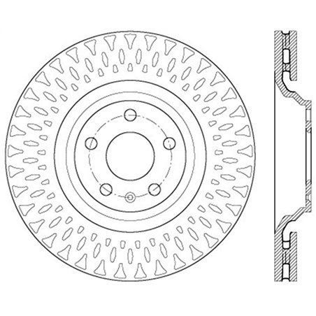 StopTech Slotted & Drilled Sport Brake Rotor