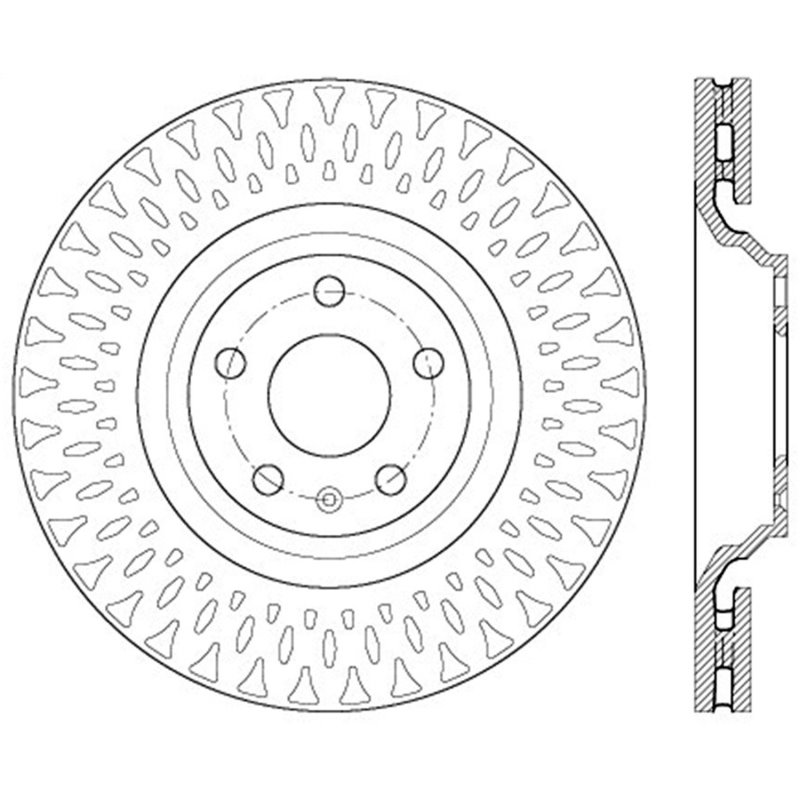 StopTech Slotted & Drilled Sport Brake Rotor