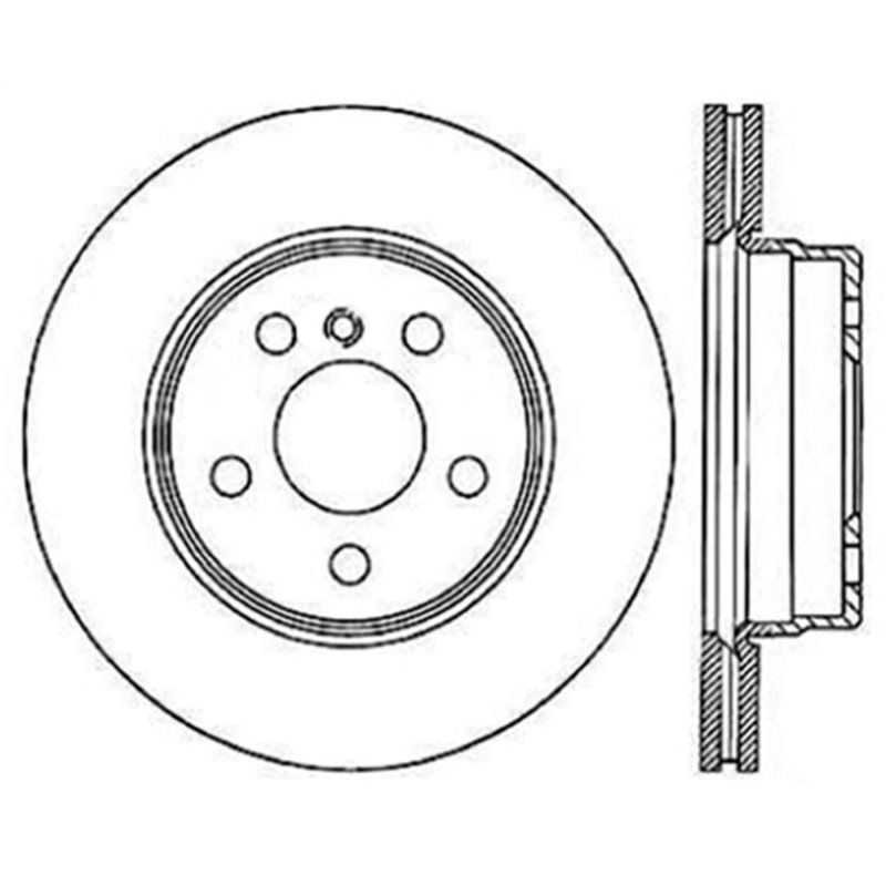 StopTech Slotted & Drilled Sport Brake Rotor