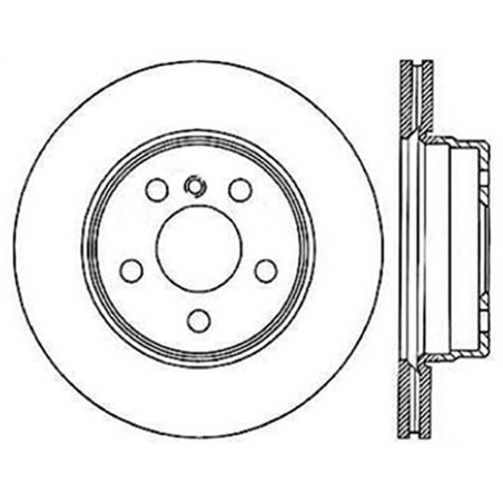 StopTech Slotted & Drilled Sport Brake Rotor