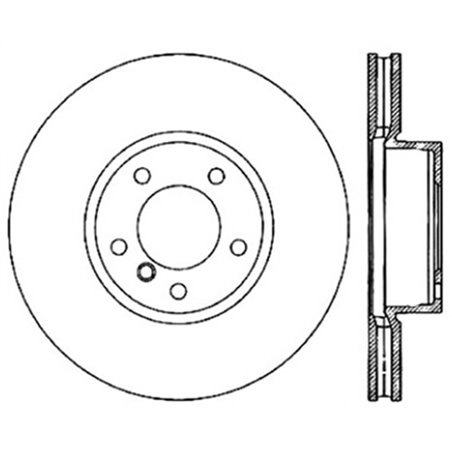 StopTech Slotted & Drilled Sport Brake Rotor