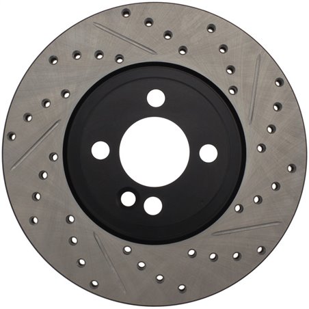 StopTech Slotted & Drilled Sport Brake Rotor 07-13 Mini Cooper