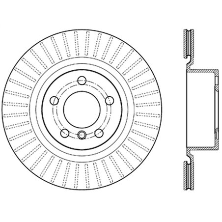 StopTech Slotted & Drilled Sport Brake Rotor