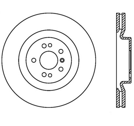 StopTech Slotted & Drilled Sport Brake Rotor