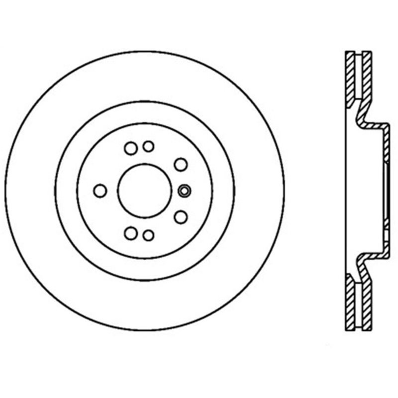 StopTech Slotted & Drilled Sport Brake Rotor