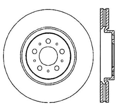 StopTech Slotted & Drilled Sport Brake Rotor