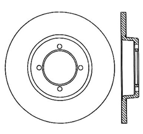 StopTech Slotted & Drilled Sport Brake Rotor