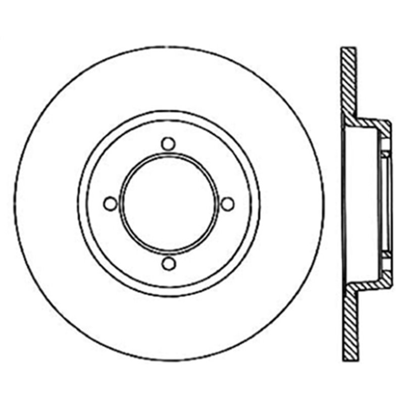 StopTech Slotted & Drilled Sport Brake Rotor