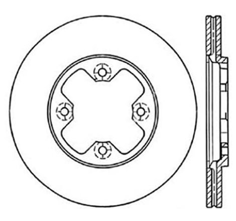 StopTech Slotted & Drilled Sport Brake Rotor