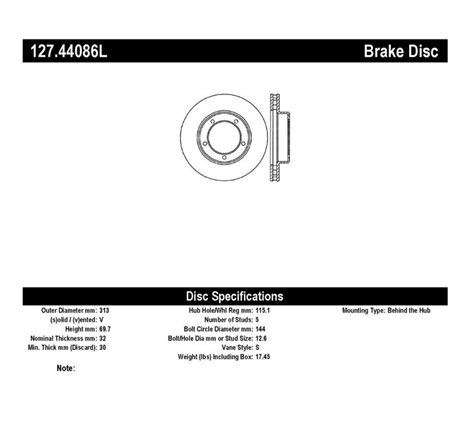 StopTech Slotted & Drilled Sport Brake Rotor