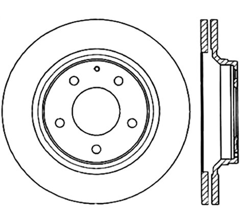 StopTech Slotted & Drilled Sport Brake Rotor