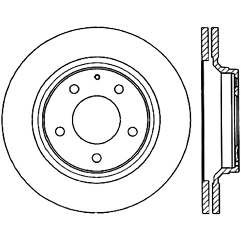 StopTech Slotted & Drilled Sport Brake Rotor