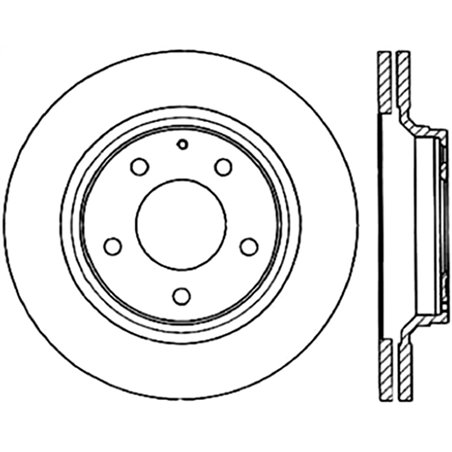 StopTech Slotted & Drilled Sport Brake Rotor