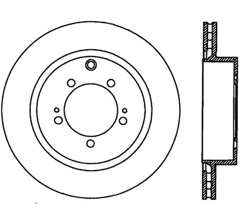 StopTech Slotted & Drilled Sport Brake Rotor