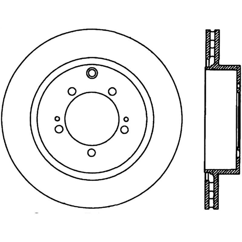 StopTech Slotted & Drilled Sport Brake Rotor