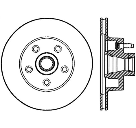 StopTech Slotted & Drilled Sport Brake Rotor