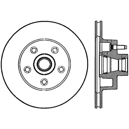 StopTech Slotted & Drilled Sport Brake Rotor