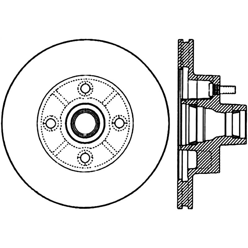 StopTech Slotted & Drilled Sport Brake Rotor