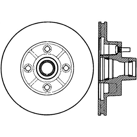 StopTech Slotted & Drilled Sport Brake Rotor