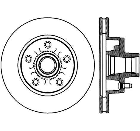 StopTech Slotted & Drilled Sport Brake Rotor