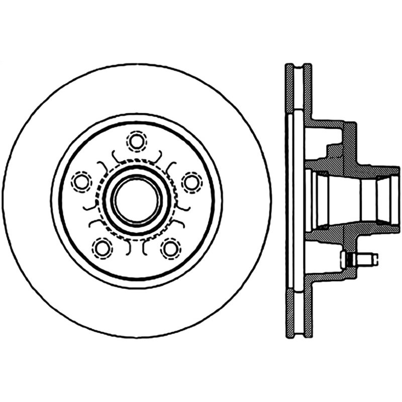 StopTech Slotted & Drilled Sport Brake Rotor