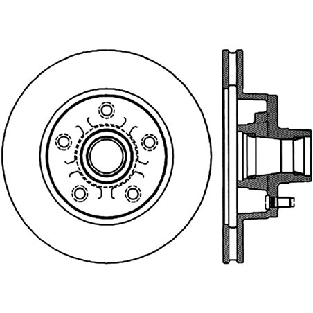 StopTech Slotted & Drilled Sport Brake Rotor