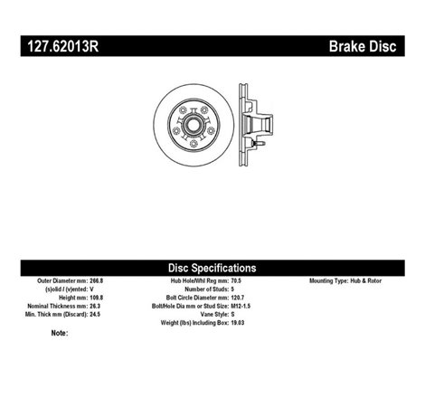 StopTech Slotted & Drilled Sport Brake Rotor