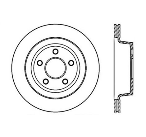 StopTech Slotted & Drilled Sport Brake Rotor