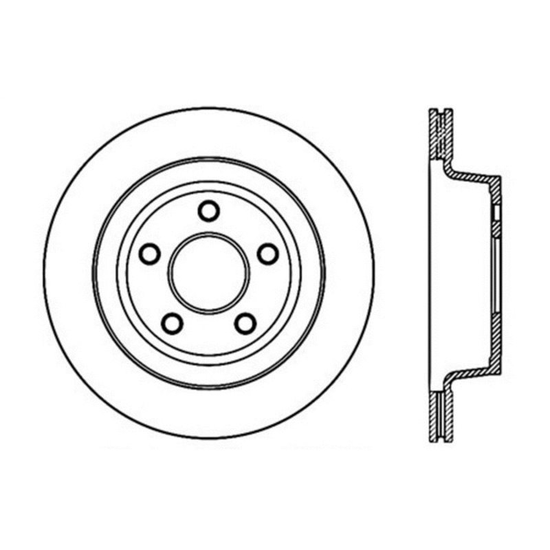 StopTech Slotted & Drilled Sport Brake Rotor