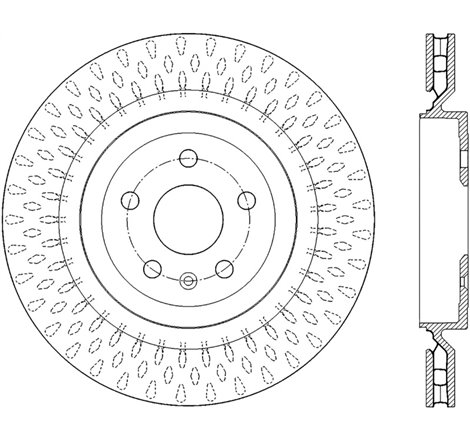 StopTech Slotted & Drilled Sport Brake Rotor