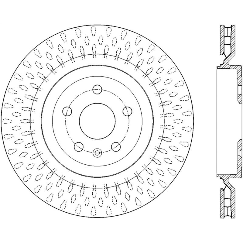 StopTech Slotted & Drilled Sport Brake Rotor