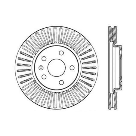 StopTech Slotted & Drilled Sport Brake Rotor