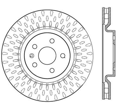 StopTech Slotted & Drilled Sport Brake Rotor