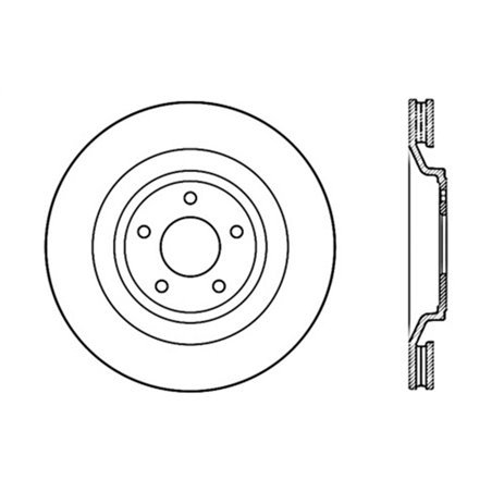 StopTech Slotted & Drilled Sport Brake Rotor