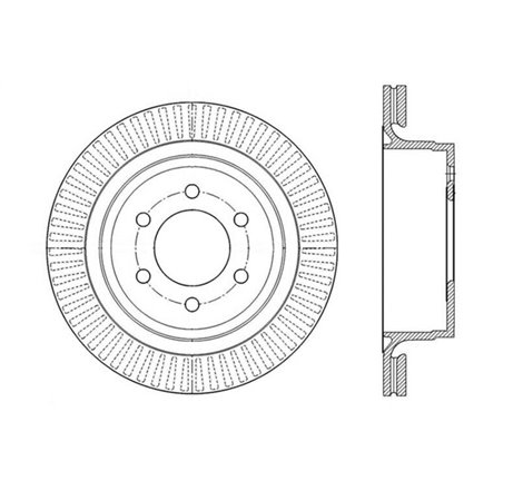 StopTech Slotted & Drilled Sport Brake Rotor