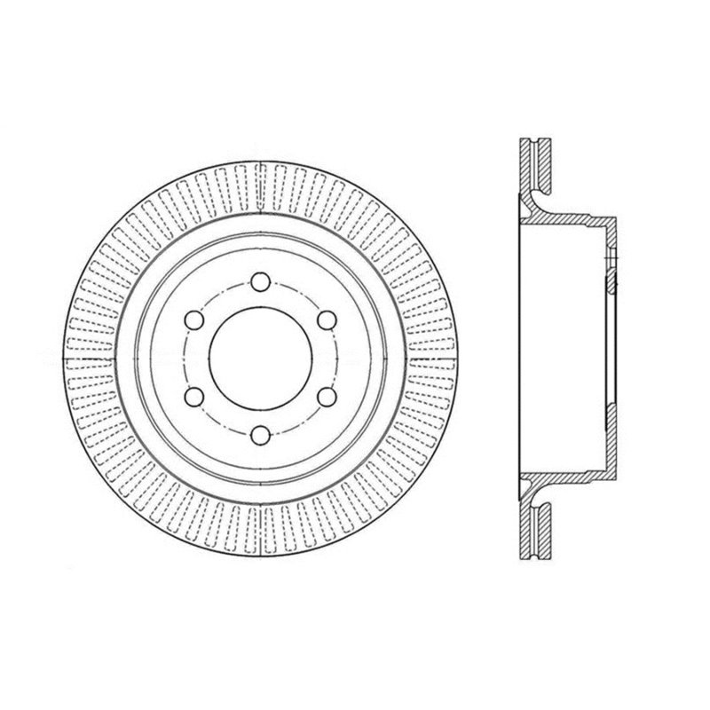 StopTech Slotted & Drilled Sport Brake Rotor