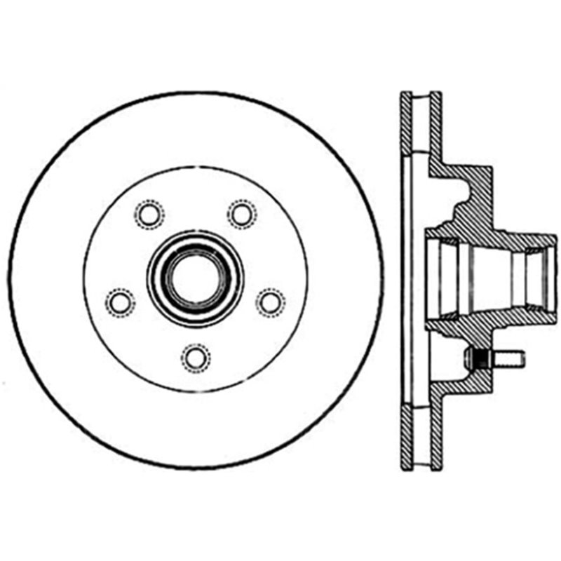 StopTech Slotted & Drilled Sport Brake Rotor