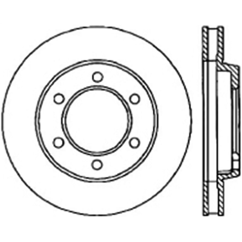 StopTech Slotted & Drilled Sport Brake Rotor