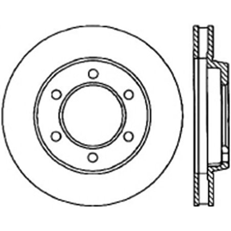 StopTech Slotted & Drilled Sport Brake Rotor