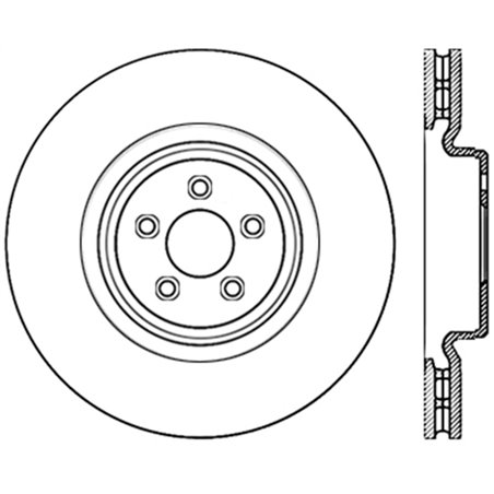 StopTech Drilled Sport Brake Rotor