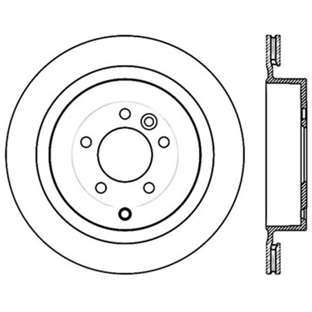 StopTech Drilled Sport Brake Rotor