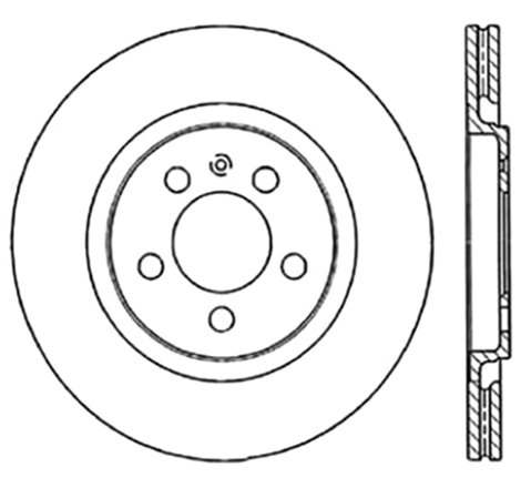 StopTech Drilled Sport Brake Rotor