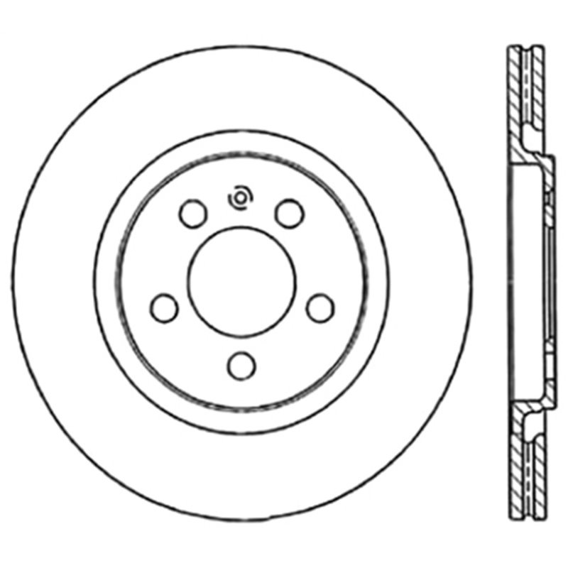 StopTech Drilled Sport Brake Rotor