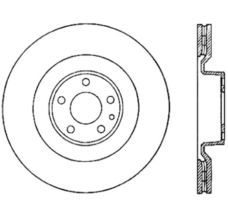 StopTech Drilled Sport Brake Rotor