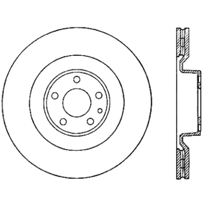 StopTech Drilled Sport Brake Rotor