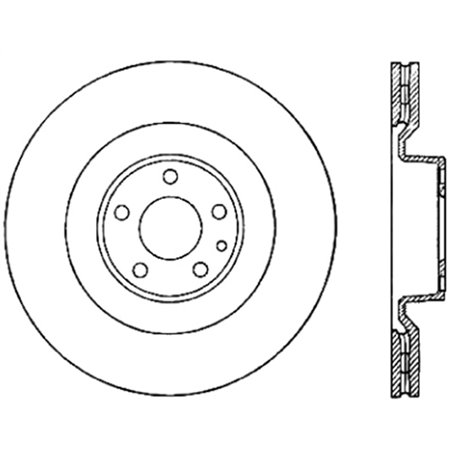 StopTech Drilled Sport Brake Rotor