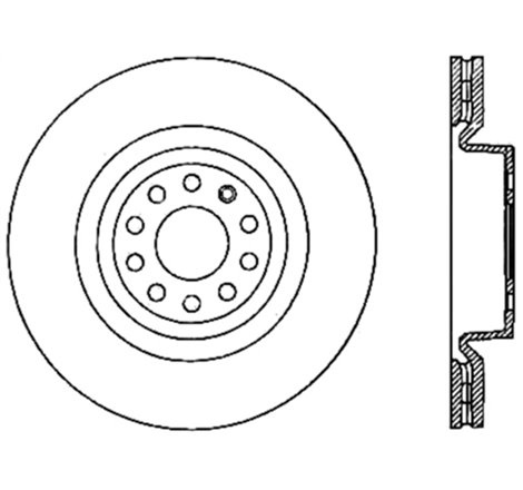 StopTech Drilled Sport Brake Rotor