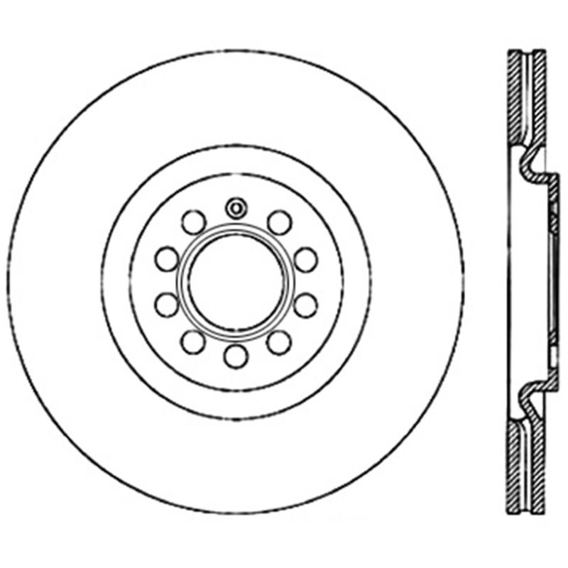 StopTech Drilled Sport Brake Rotor