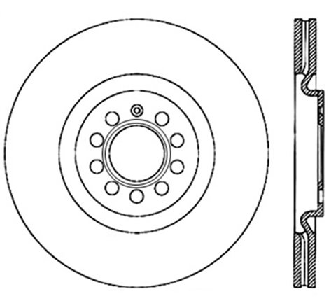 StopTech Drilled Sport Brake Rotor